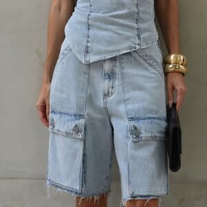 BERMUDA CARGO UTILITY CLARO MARMORIZADO